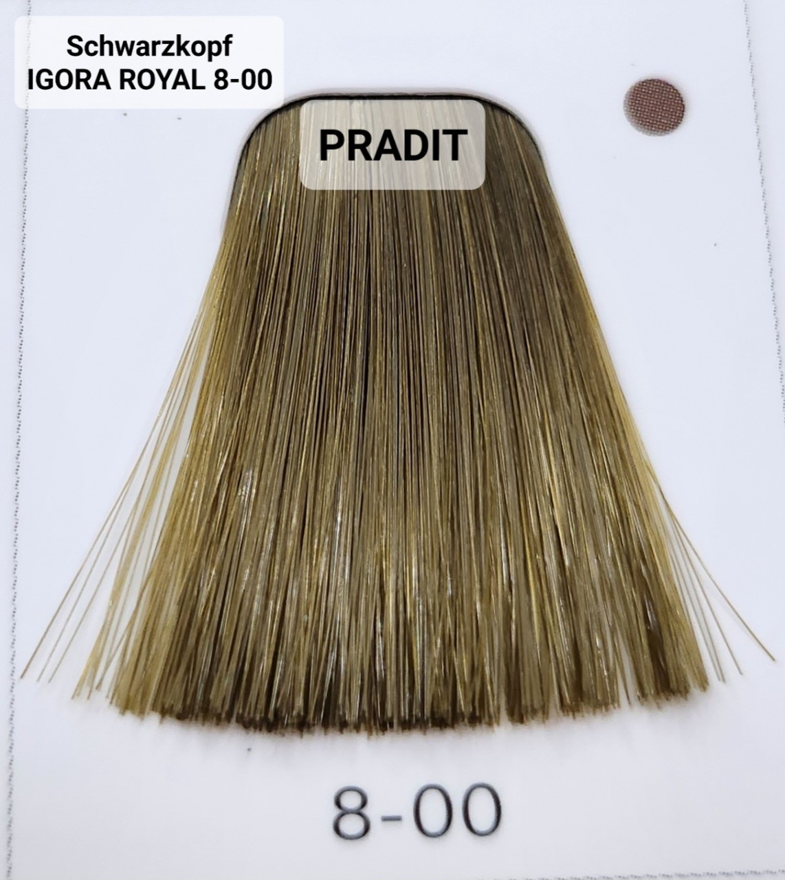 Schwarzkopf Igora Royal ครีมย้อมผม อีโกร่า รอยัล เบอร์8-00 สีบลอนด์อ่อนธรรมชาติ (60ml) 80 กรัม