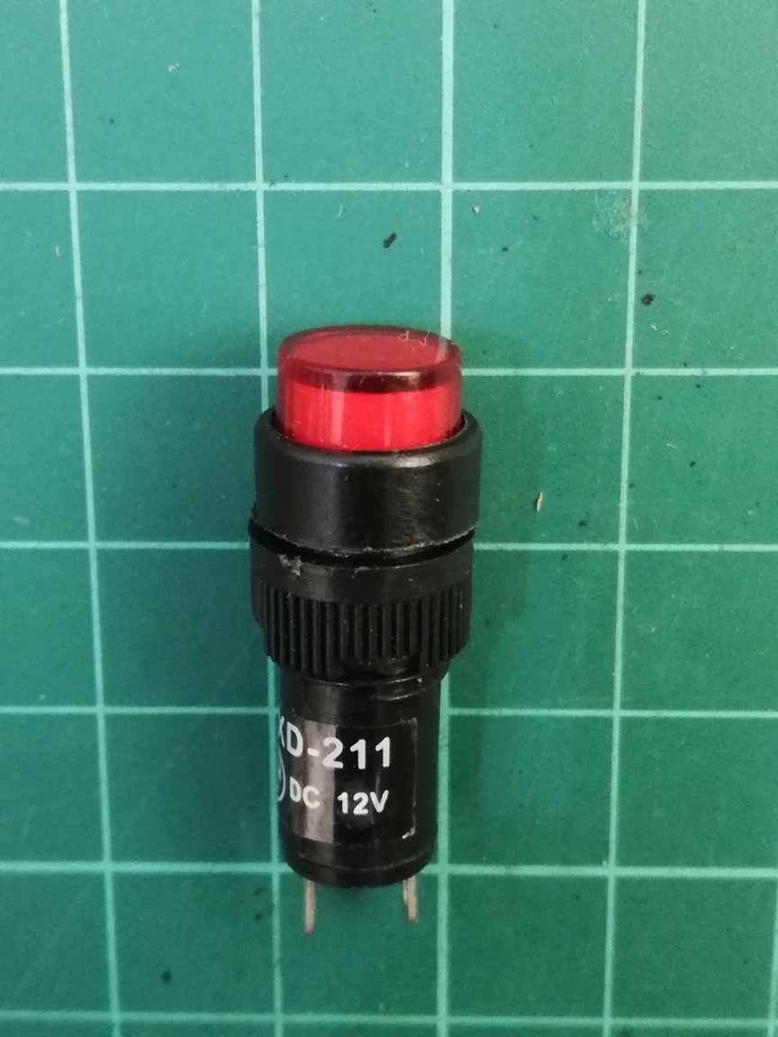 NXD-211 12VDC ( Lamp Red 10 mm. )