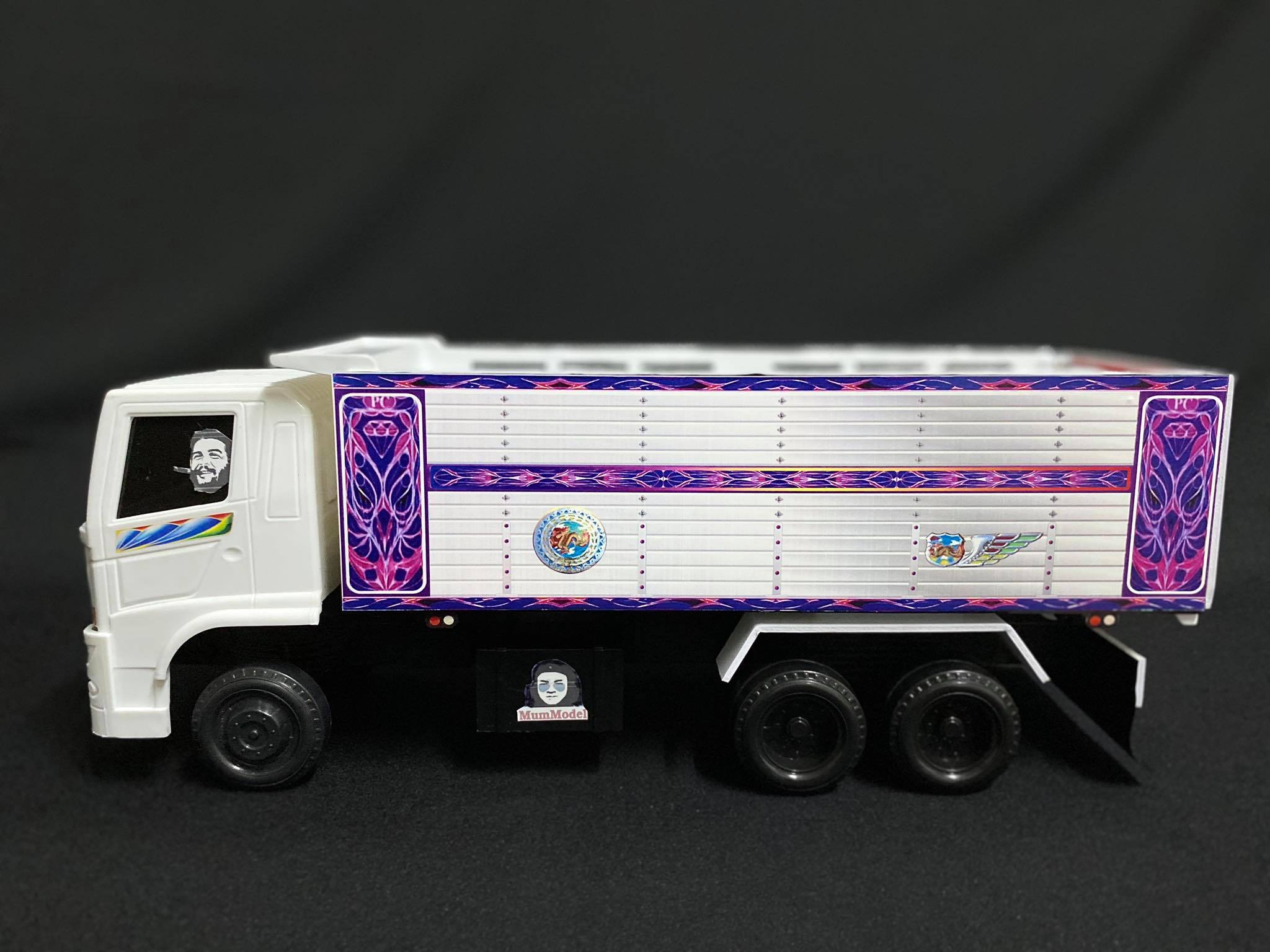 รถดั้มพ์ 1/24 กระบะลายสีม่วง ราคาแล้วแต่แบบ