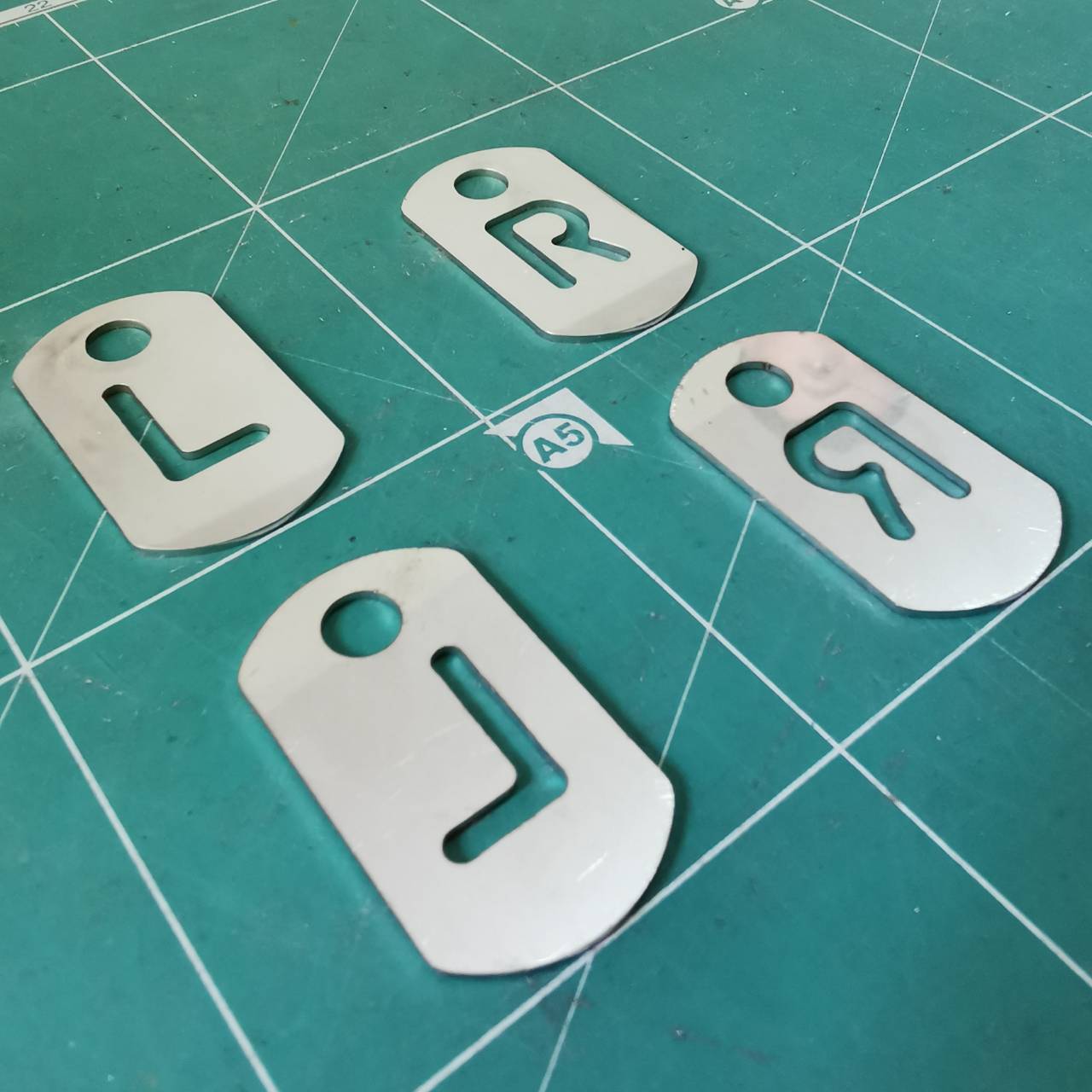 มาร์คเกอร์ L-R แบบแผ่น (X-ray marker L-R)