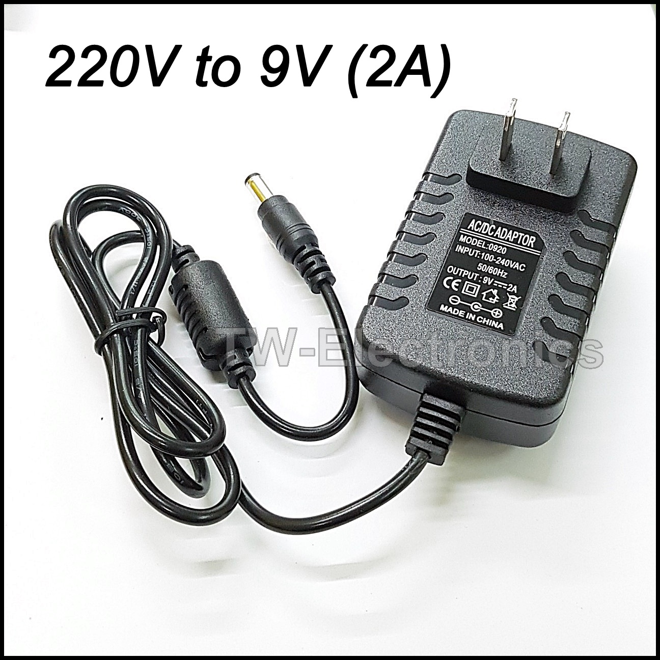 อะแดปเตอร์ 220V to 9V (2Amp)