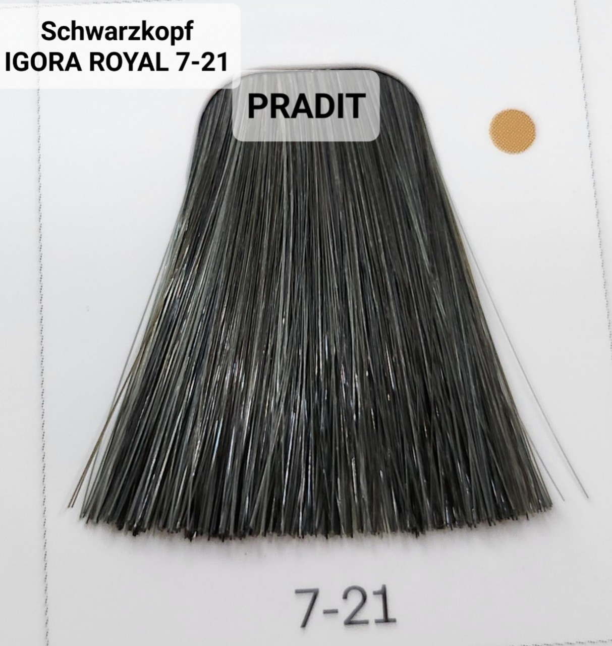Schwarzkopf Igora Royal ครีมย้อมผม อีโกร่า รอยัล เบอร์ 7-21 (60ml) 80 กรัม