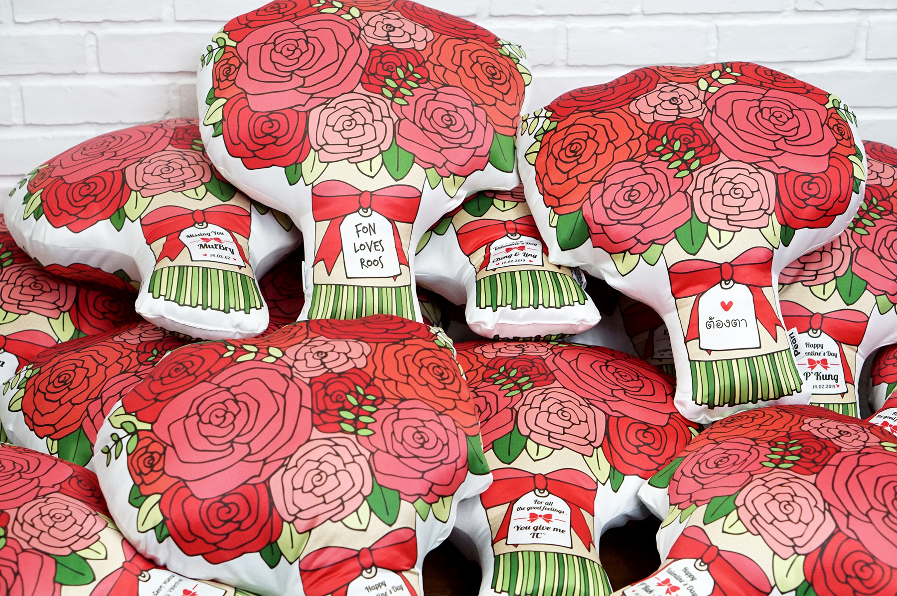 หมอนช่อกุหลาบ Rose Bouquet