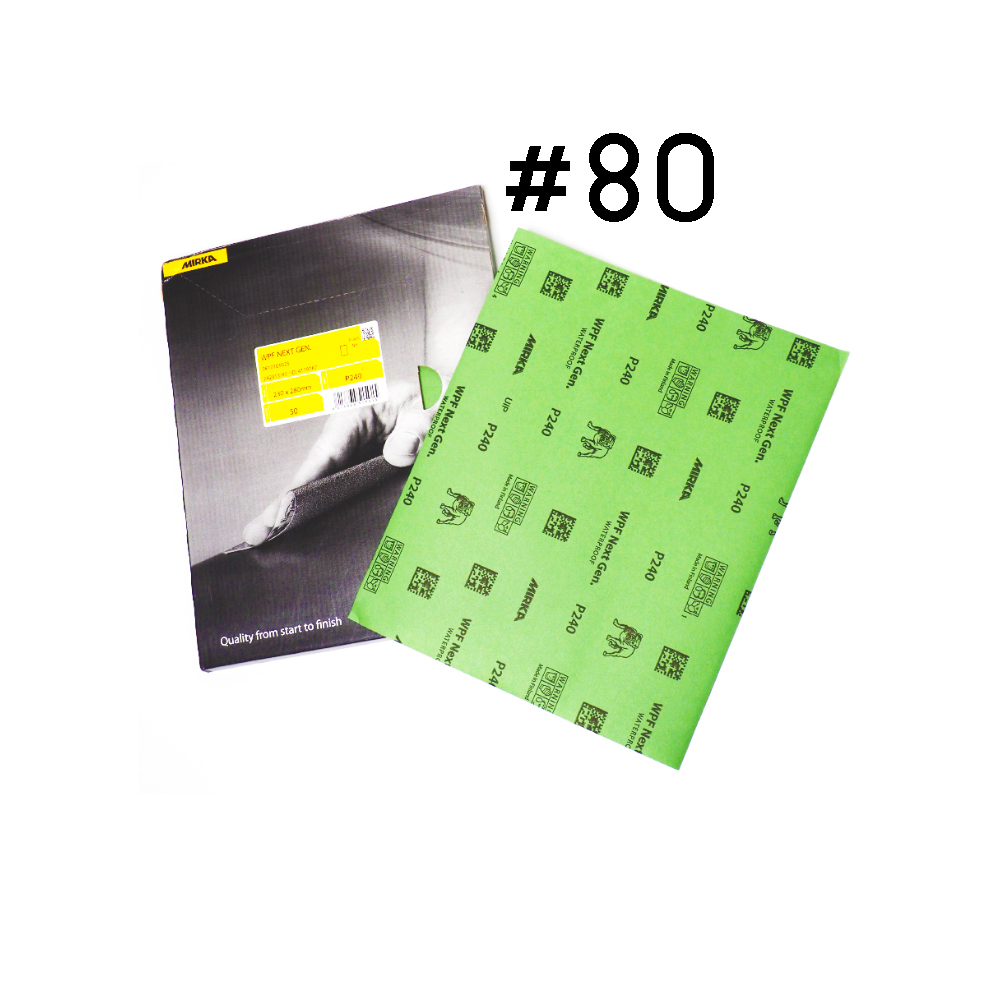 WPF Next Gen กระดาษทรายขัดน้ำ 230x280mm เบอร์ #80