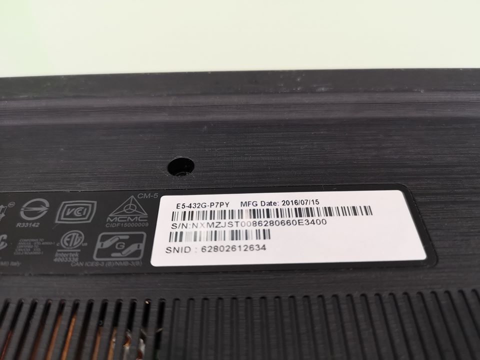 Acer Aspire E5-432G