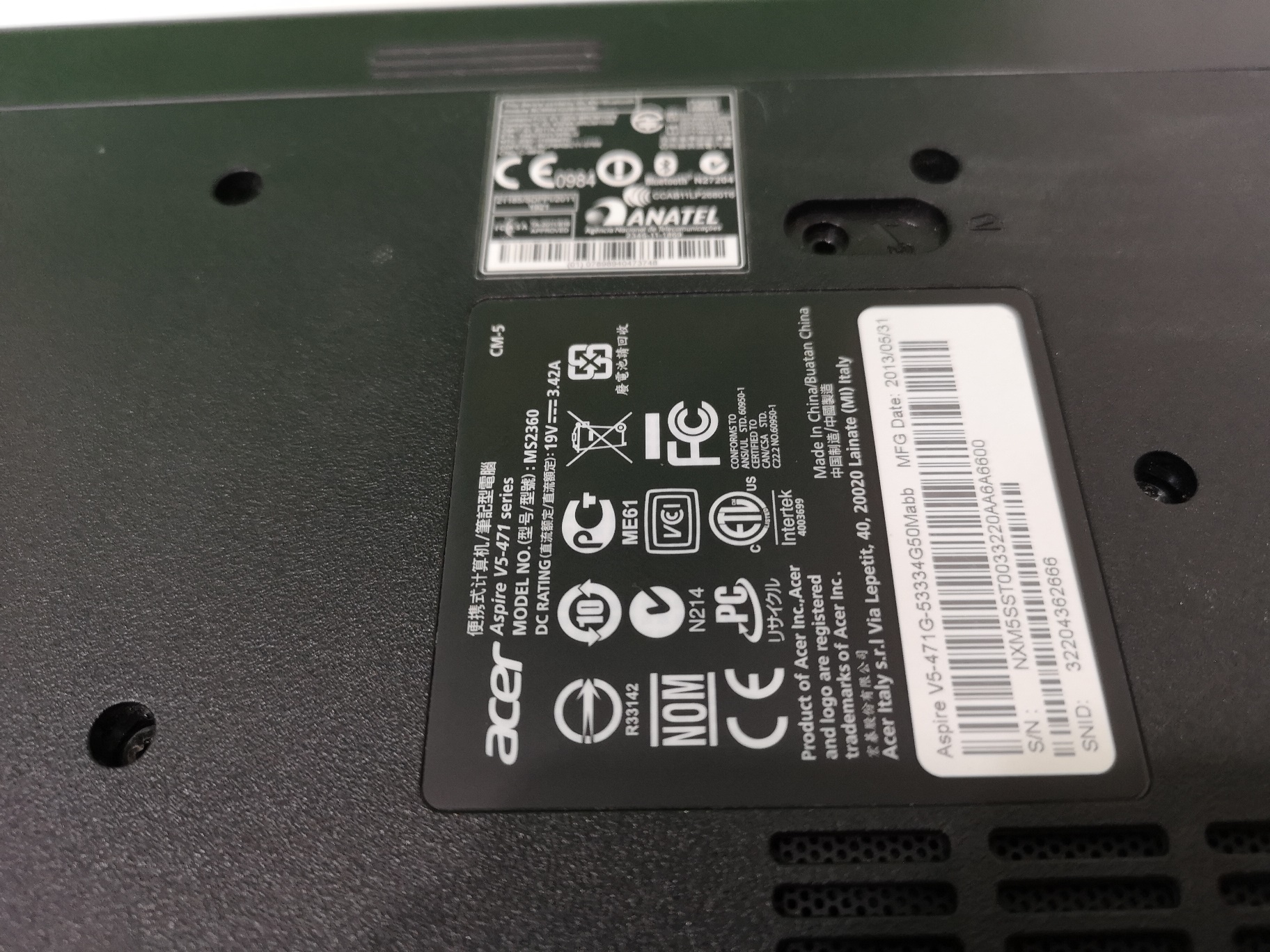 ACER Aspire V5-471G