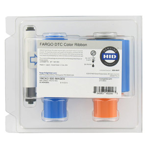 ขายถูก HID YMCKOK Full Color Ribbon - 500 Images (PN:45611) หมึก สี (หน้าสี หลังดำ) สำหรับรุ่น DTC1500 ผู้ผลิต: HID FARGO