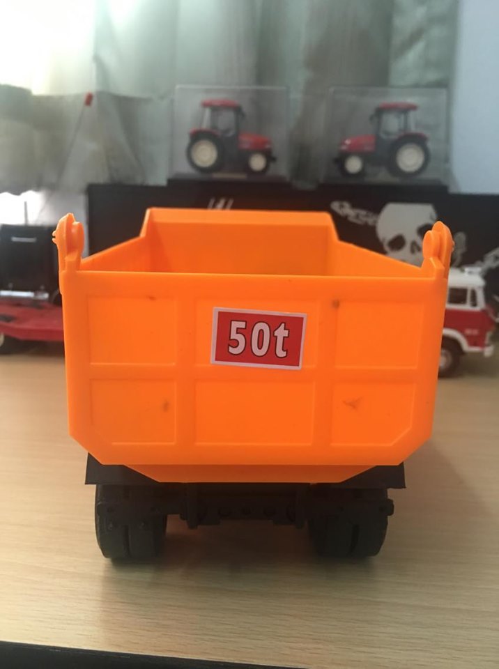 รถดั๊มของเล่นพลาสติก รถดั้มไอ้หลง