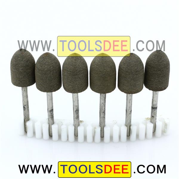 ลูกยางขัดเงา แกน 3 mm ชุด 6 ชิ้น