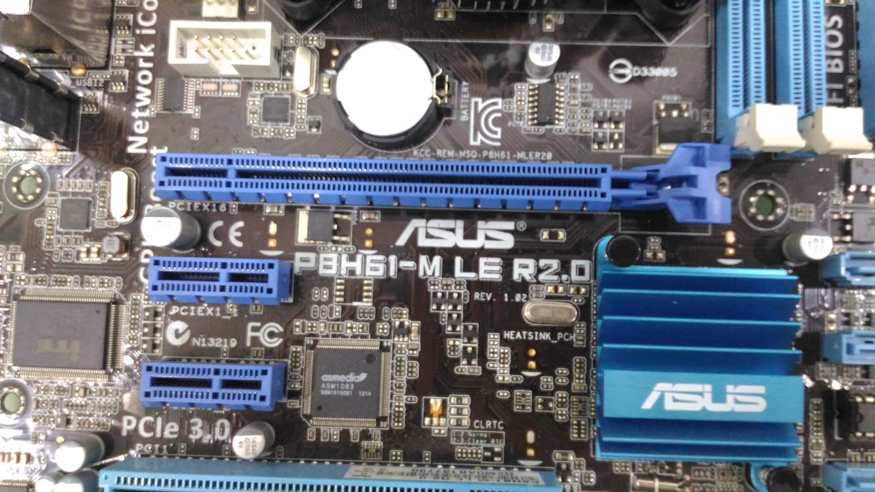 intel Celeron G1610 + ASUS P8H61-M LE