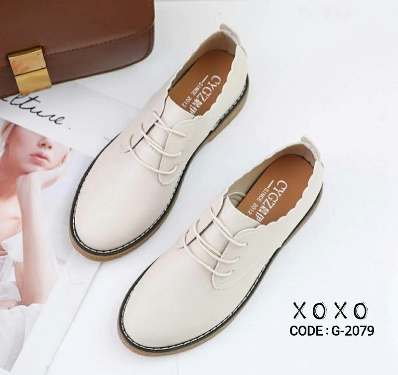 รองเท้าใบpuสไตล์เทย์ (สีดำ)