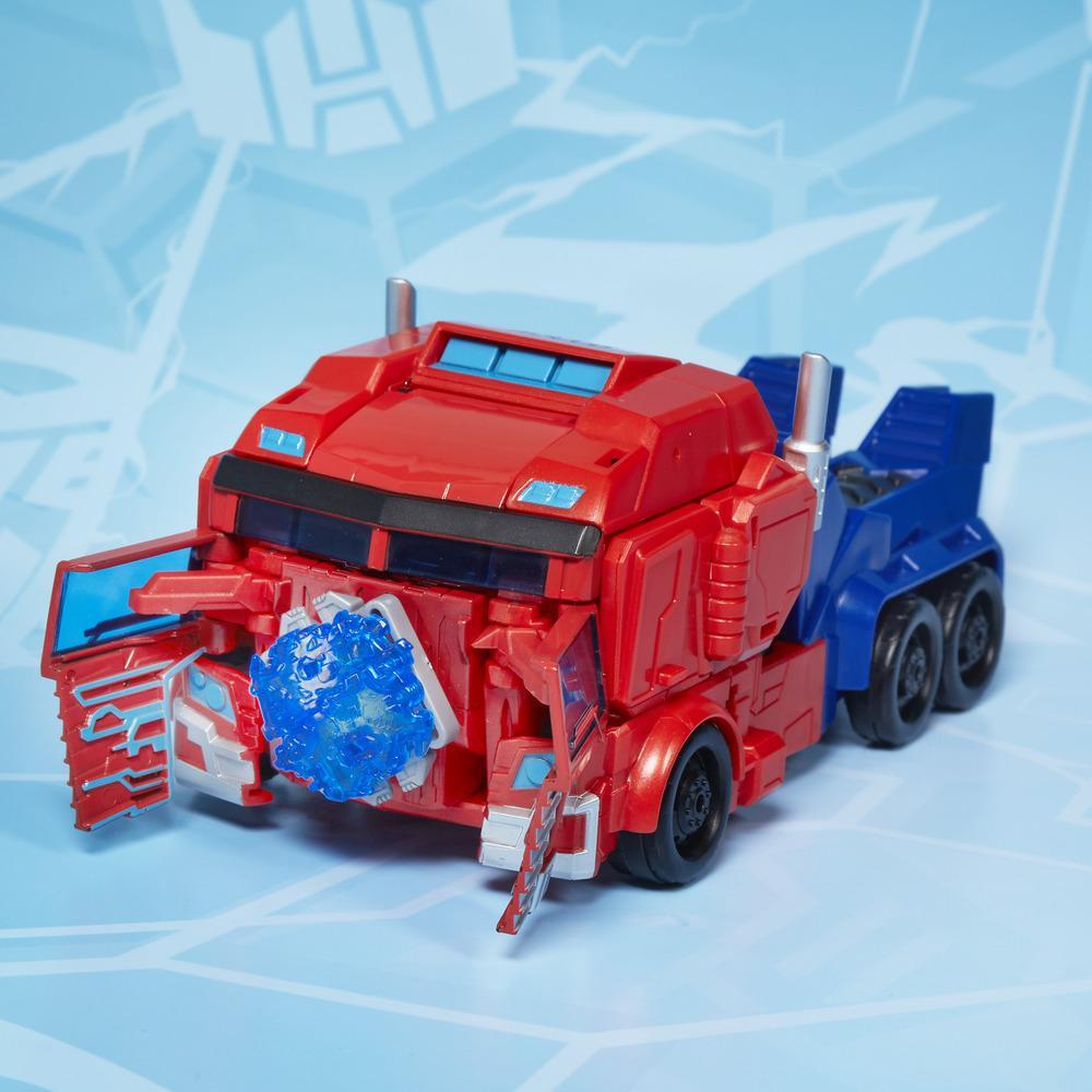 Hasbro Transformers Cyberverse Ultimate Class Optimus Prime Action Figure ฮาสโบร ทรานสฟอเมอร์ส ไซเบอร์เวิร์ส อัลติเมต คลาส หุ่นยนต์ออพติมัส ไพรม์ ขนาด 11.5 นิ้ว ลิขสิทธิ์แท้