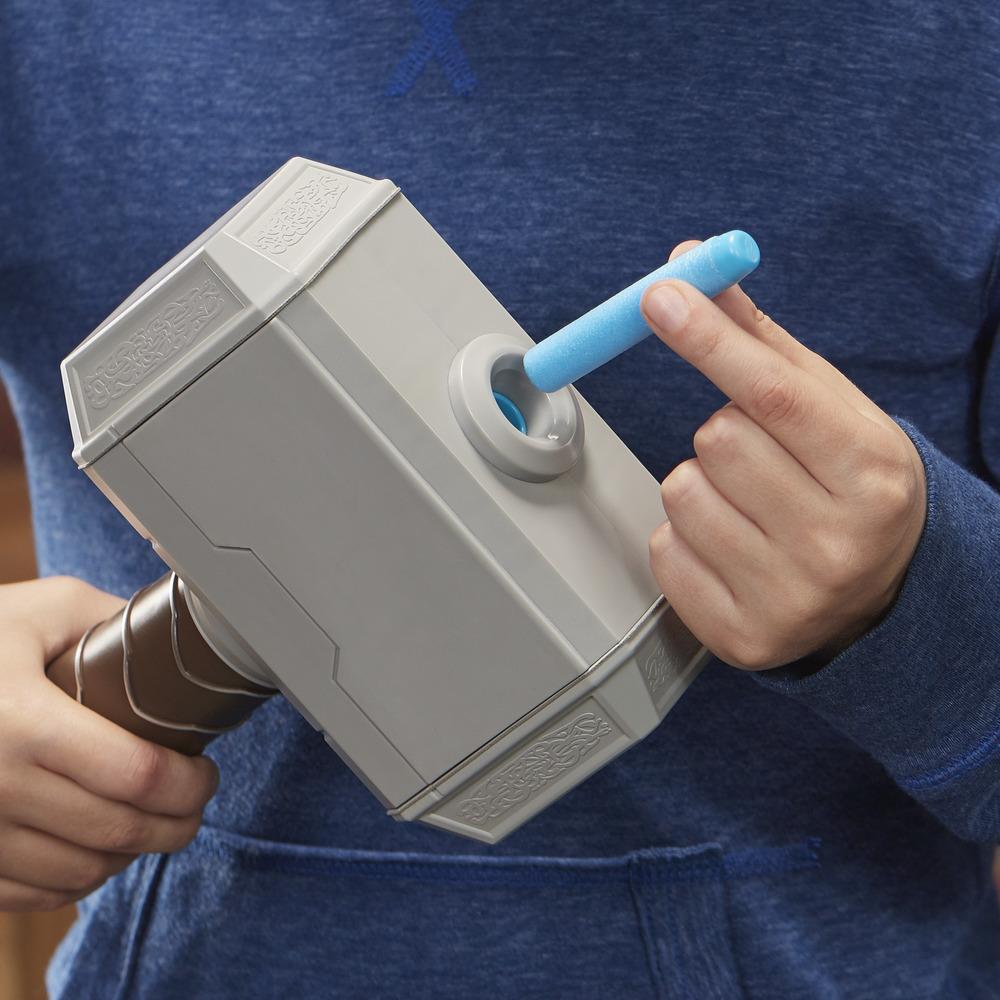 Hasbro NERF Power Moves Marvel Avengers Thor Hammer Strike NERF Dart-Launching ฮาสโบร มาร์เวล อเวนเจอร์ส ค้อนธอร์ พร้อมกระสุนเนิร์ฟ ลิขสิทธิ์แท้