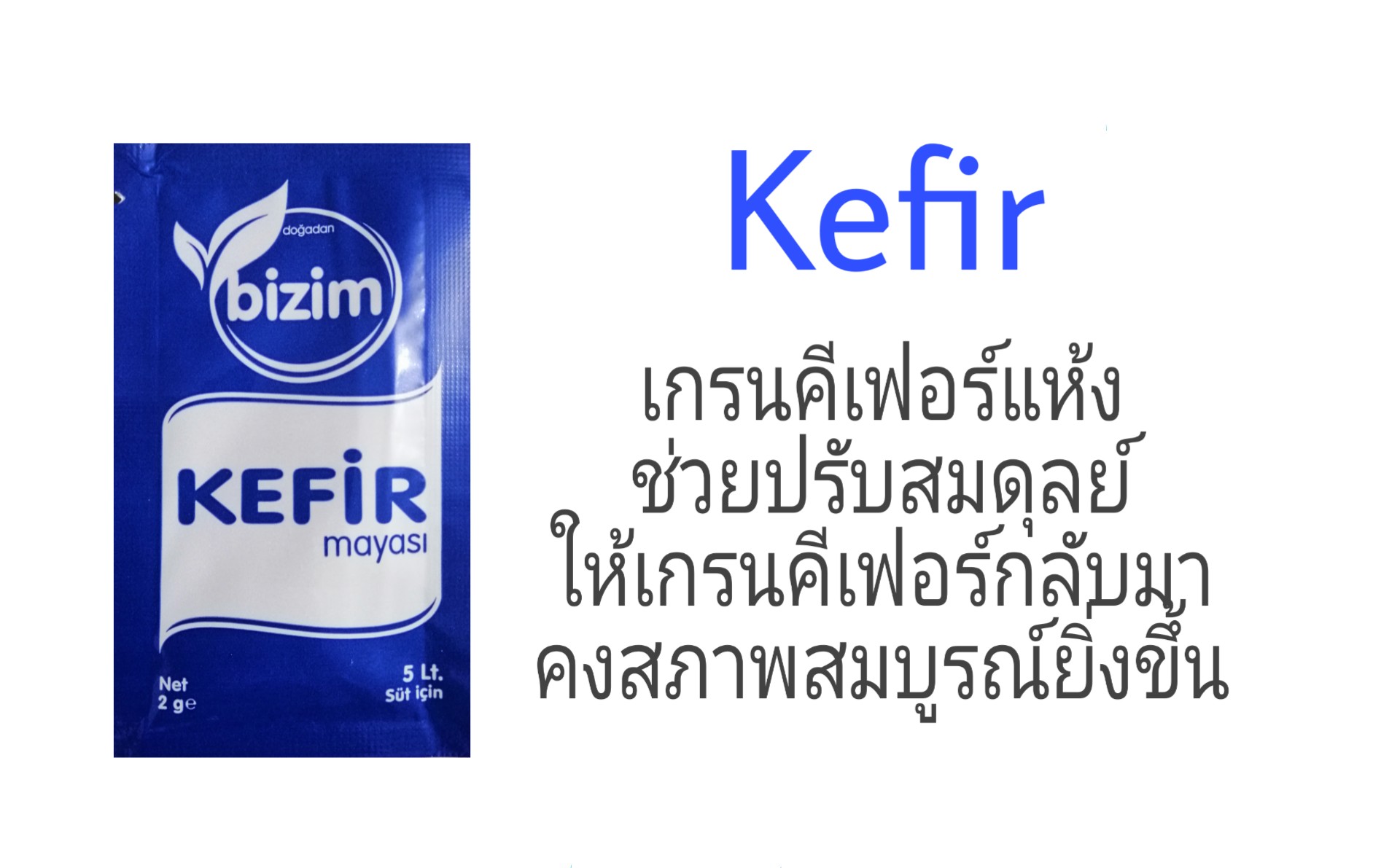 Kefir Freeze Dry ฟรีซดราย เกรนแห้งตุรกี (สอบถามก่อนค่ะ)