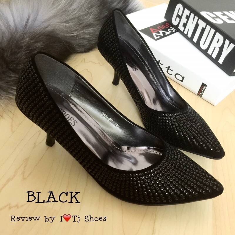 พร้อมส่ง : รองเท้าคัชชูส้นแบนกำมะหยี่