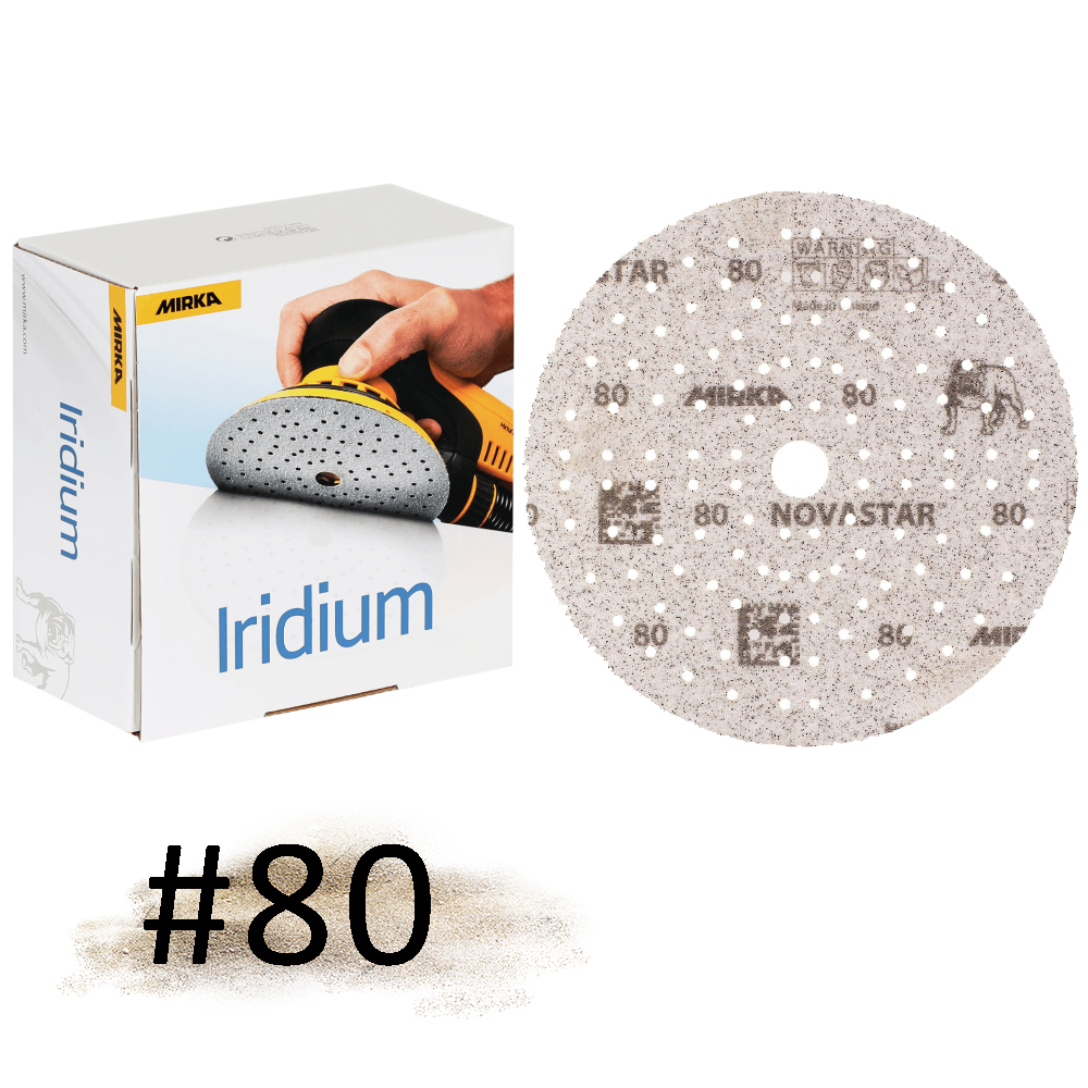 Iridium 6นิ้ว กลม 121H เบอร์ #80