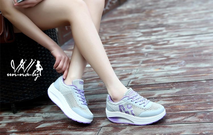 รองเท้าผ้าใบ Sport M ดอกไม้พาสเทล (สีเขียว)