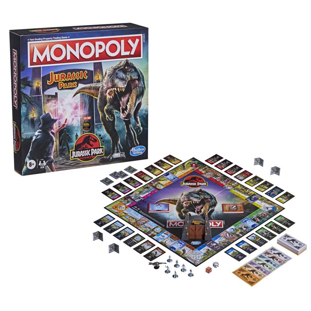 บอร์ดเกมส์ แบรนด์ Hasbro Monopoly Jurassic Park Edition จูราสสิค พาร์ค รุ่น F1662
