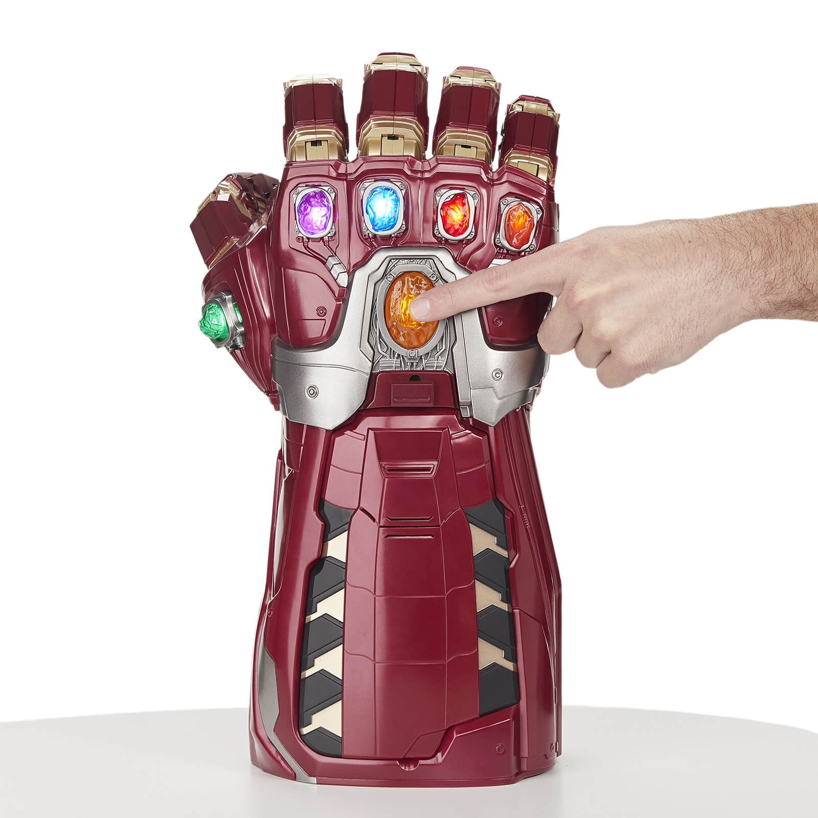 ถุงมือไอรอนแมน HASBRO MARVEL LEGENDS AVENGERS IRON MAN NANO GAUNTLET LEGENDS GEAR Articulated Electronic Fist ฮาสโบร มาร์เวล ลีเจนท์ นาโน กันท์เล็ท มีเสียง มีไฟ ขยับนิ้วได้