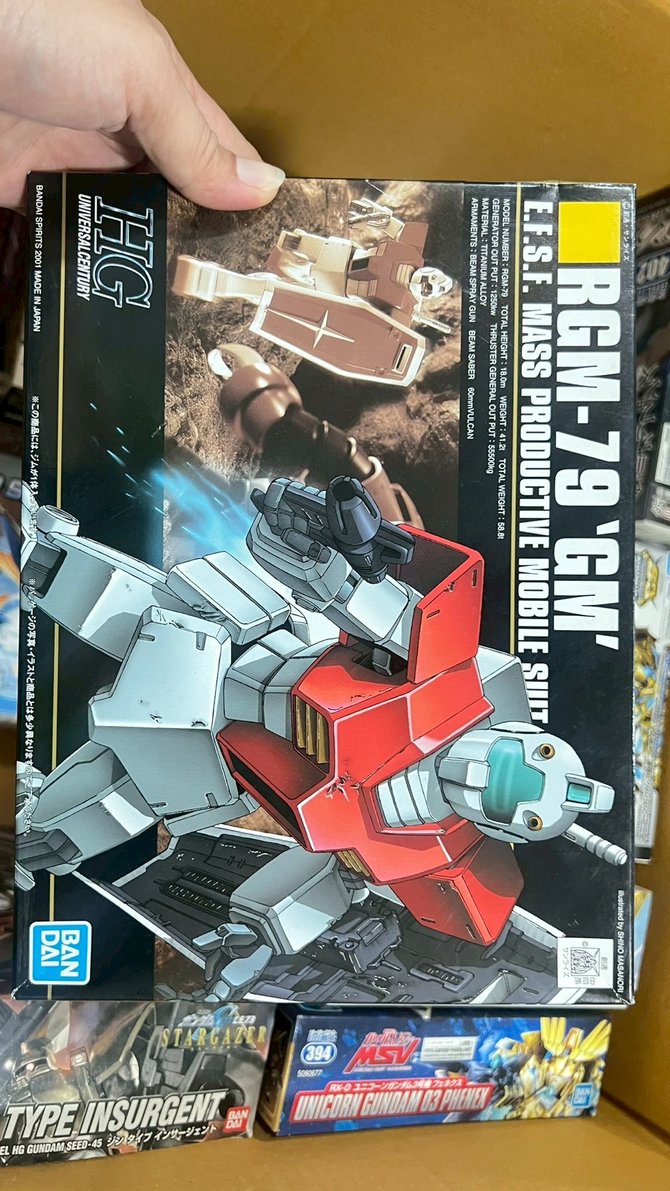 กันดั้ม กันพลา BANDAI HG RGM-79 GM