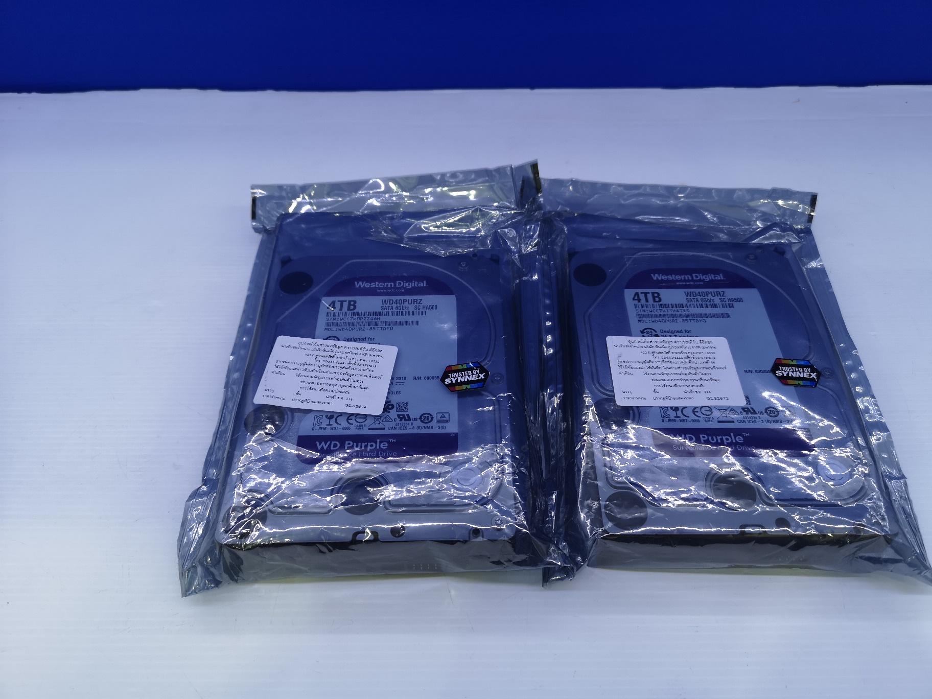 4TB. WD Purple WD40PURZ ของใหม่ ประกัน 12/2021