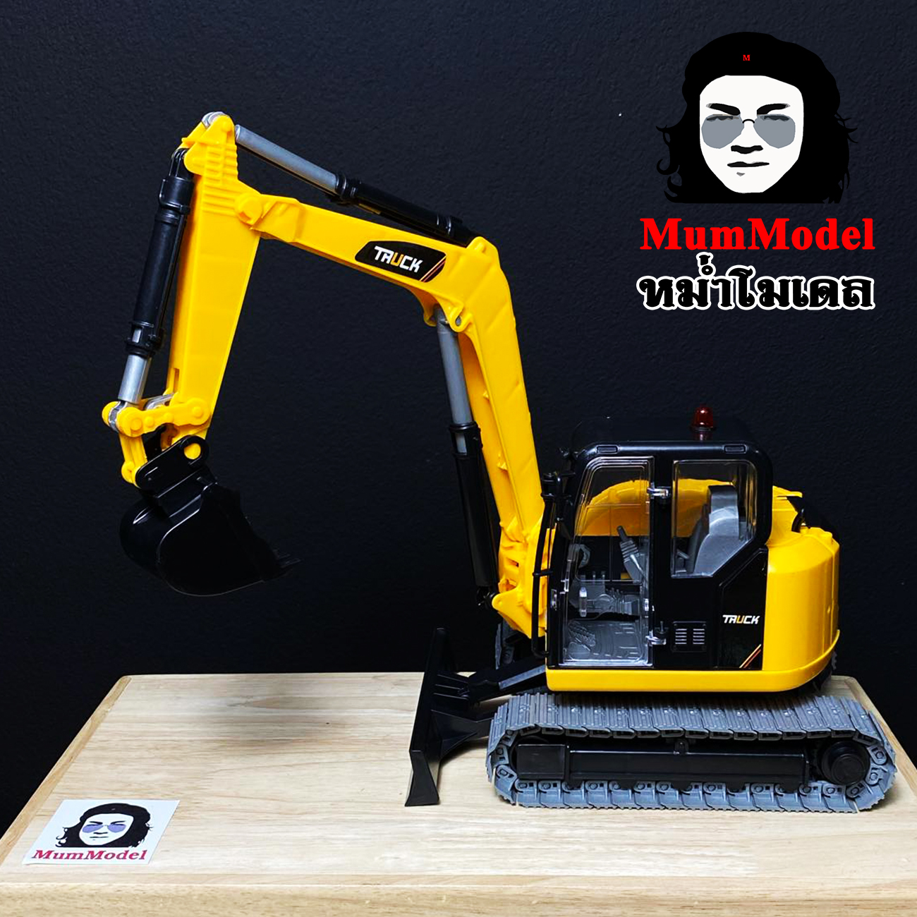 หม่ำโมเดลรถก่อสร้าง โมเดลรถขุดดิน รถแม็คโครเล็ก แคท308อี 1/16 โมเดลสะสม ของเล่นเด็กรถแม็คโคร ไม่ใช่รถขุดบังคับ รถขุดของเล่น excavator toy