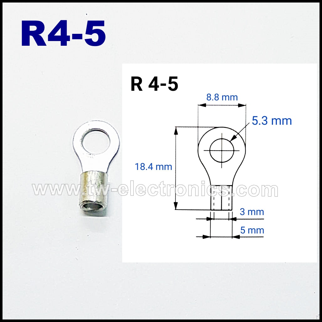 หางปลากลม เปลือย T-LUG / R4-5