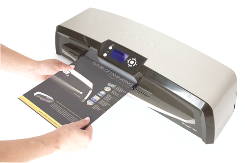 ขายถูก เครื่องเคลือบบัตร Fellowes Voyager A3
