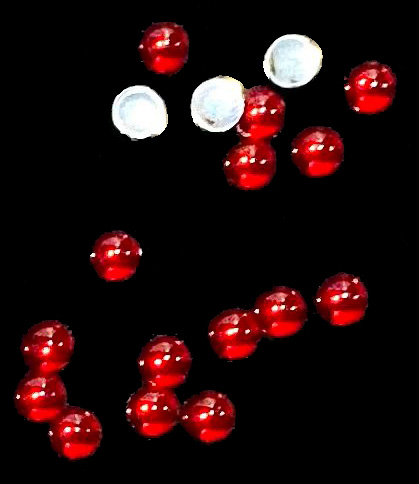 ไฟสปอร์ตไลท์หลากสี L1- L7หน้ามน 8 มิลลิเมตร ไฟจำลองแต่งรถของเล่น รถโมเดลบรรทุก