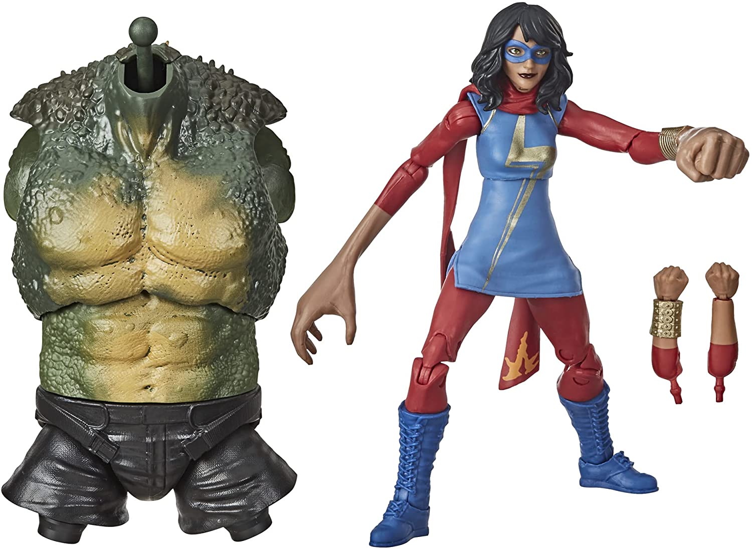 Hasbro Marvel Legends Series Gamerverse Ms. Marvel 6-inch Figure ฮาสโบร มาร์เวล เลเจนด์ ซีรี่ย์ส หุ่นโมเดลฟิกเกอร์ เกมเมอร์เวิร์ส มิส มาร์เวล ขนาด 6 นิ้ว ลิขสิทธิ์แท้