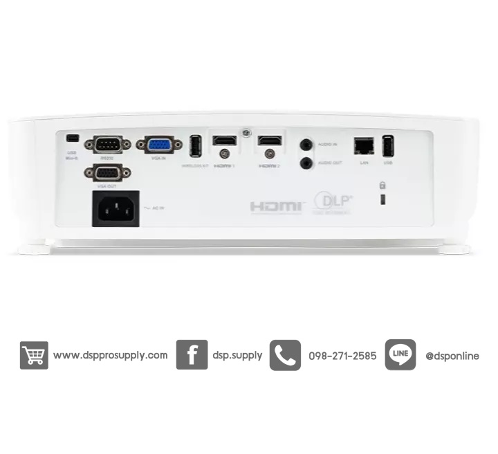 ขายถูก Projector ACER P1360WBi DLP Projector (4,000 Ansi Lumens/WXGA) เครื่องฉายภาพโปรเจคเตอร์ ยี่ห้อ เอเซอร์ รุ่น P1360WBi ประกันศูนย์ 3 ปี ออกใบกำกับภาษีได้