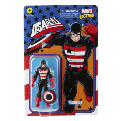 Hasbro Marvel Legends Series U.S. Agent 3.75-Inch Retro 375 Collection Action Figure ฮาสโบร มาร์เวล เลเจนด์ หุ่นโมเดลฟิกเกอร์ ยู.เอส. เอเจนท์ ขนาด 3.75 นิ้ว ลิขสิทธิ์แท้