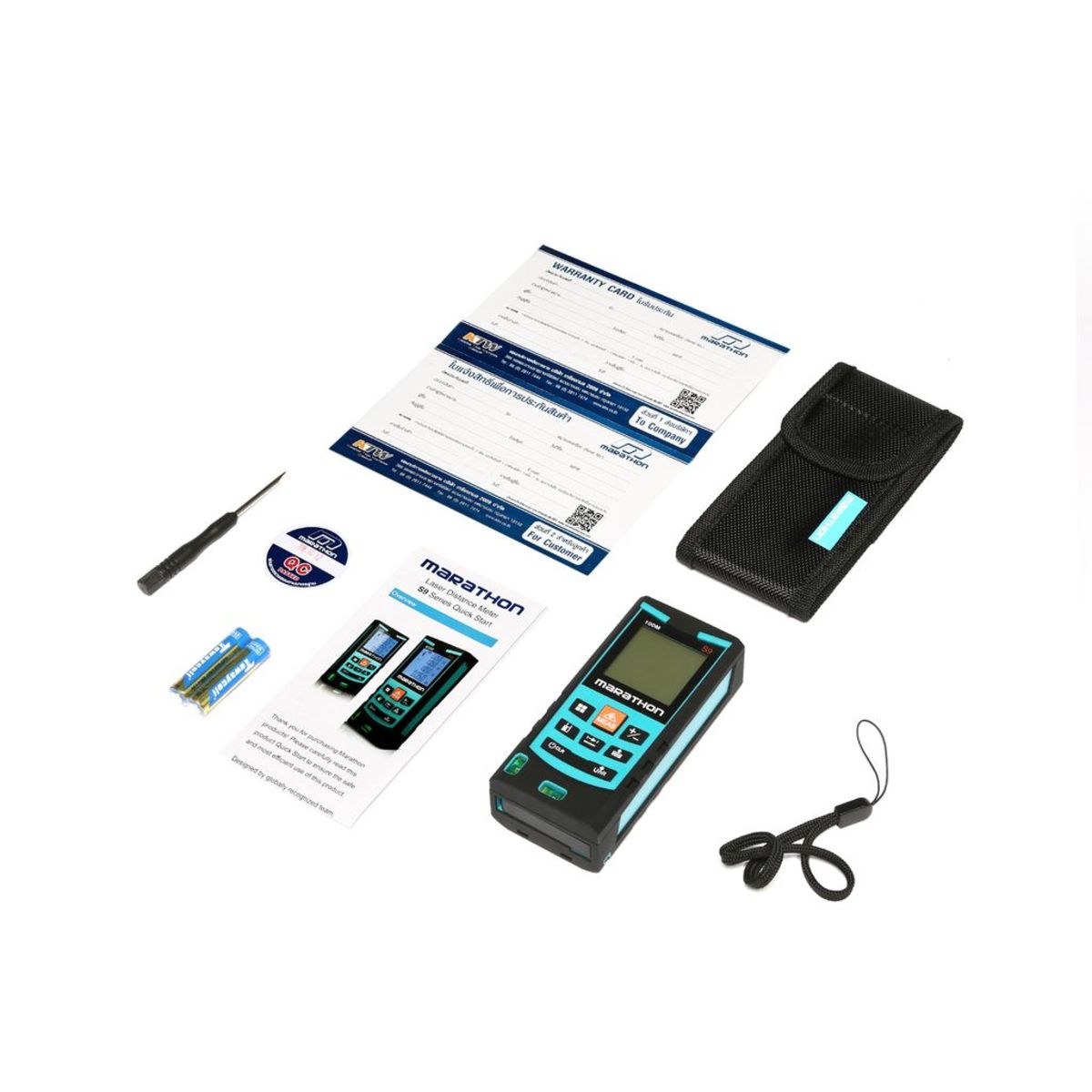 เครื่องมือวัดระยะทางเลเซอร์ MARATHON รุ่น S9-100M (100เมตร)