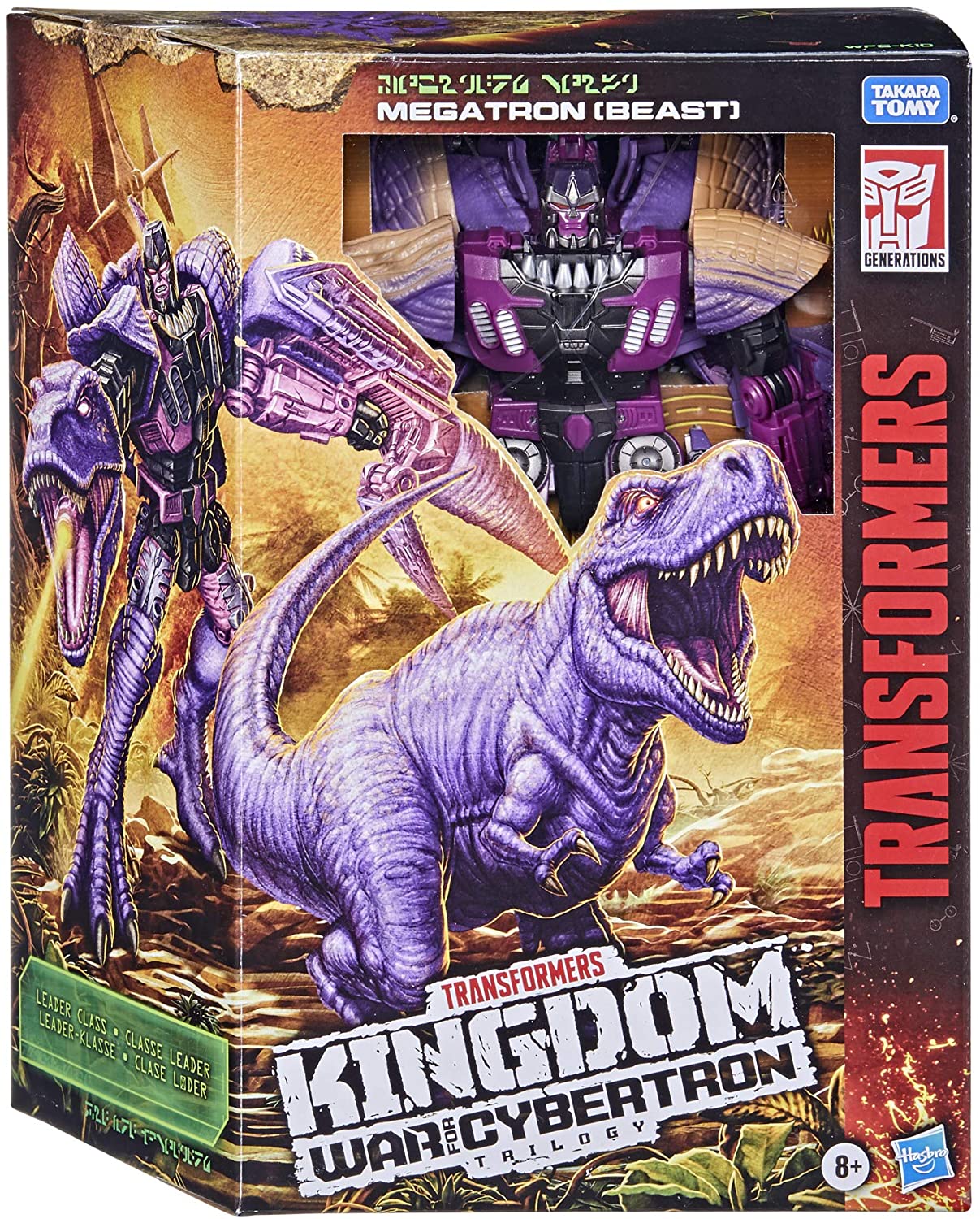Hasbro Transformers Generations War for Cybertron Kingdom Leader WFC-K10 Megatron (Beast) Figure ฮาสโบร ทรานสฟอเมอร์ส เจเนอเรชั่น วอร์ ฟอร์ ไซเบอร์ตรอน คิงดอม ลีดเดอร์ คลาส WFC-K10 หุ่นยนต์เมกะทรอน(บีสท์) 7.5 นิ้ว ลิขสิทธิ์แท้