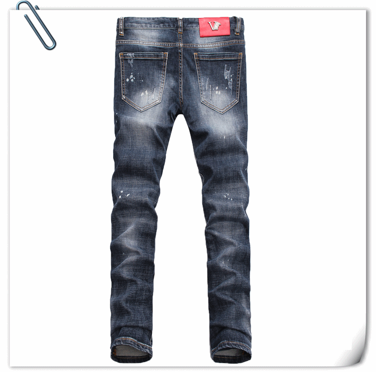 001017 ยีนส์ Ajaz James Style Versace Italy New Summer 2019 Jeans Denim Slim feet Size 28-38