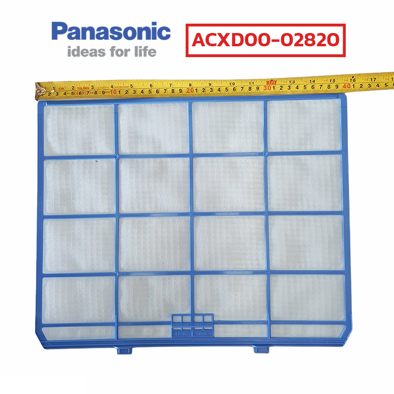 ฟิลเตอร์แอร์ PANASONIC แผ่นกรองแอร์ ACXD00-02820 แผ่นกรองฝุ่น พานาโซนิค (18,000 - 24,000 บีทียู)