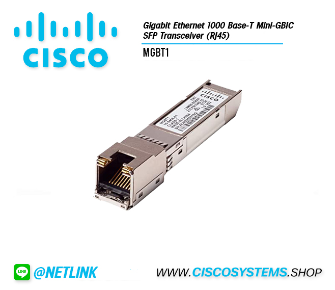 MGBT1 (Gigabit Ethernet 1000 Base-T Mini-GBIC SFP Transceiver RJ45)