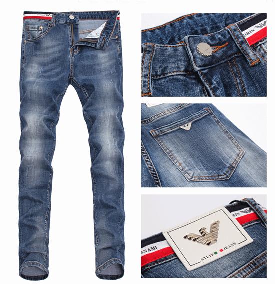 001003 ยีนส์ Ajaz James Style Armani Italy New Summer 2019 Jeans Denim Slim feet Size 28-38