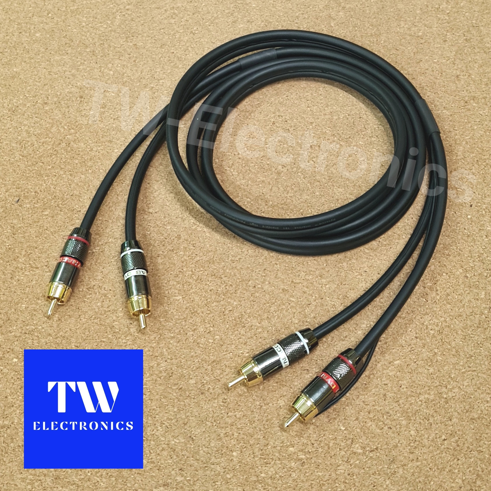 สายสัญญาณเสียงAudio (หัวRCA3Lock) **สั่งทำ ติดต่อไลน์: tw28shop