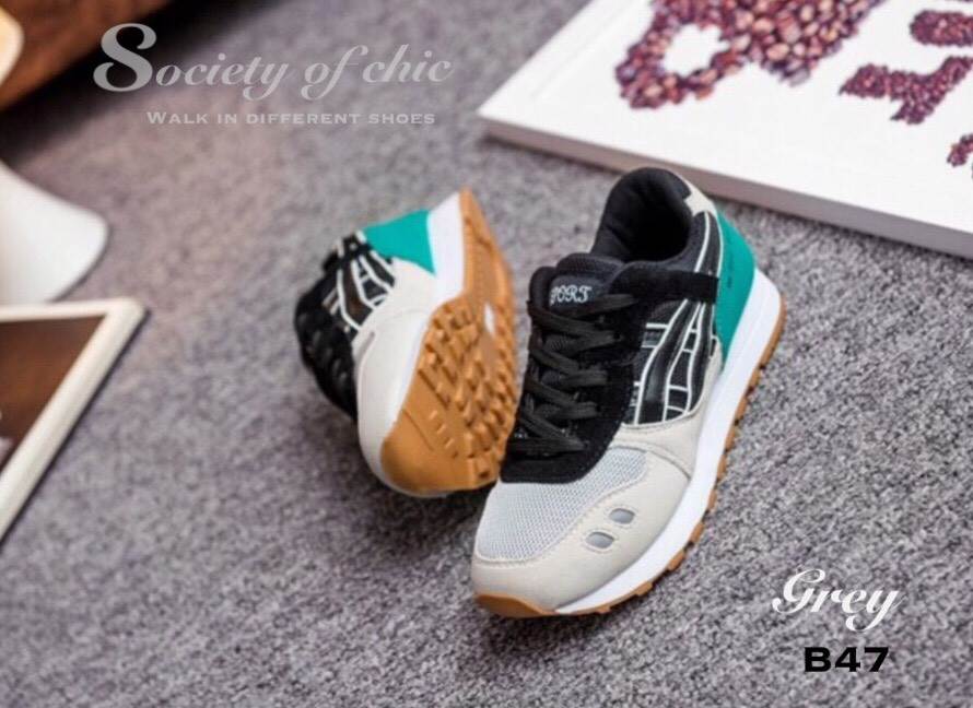รองเท้าผ้าใบ Onitsuka Tiger Pastel (สีเทา)