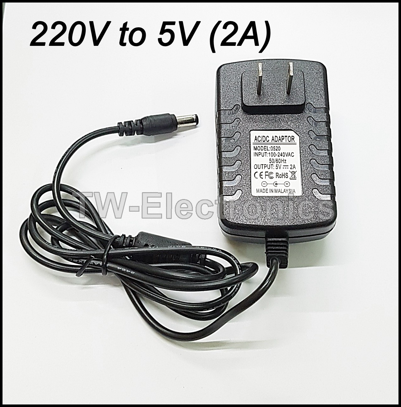 อะแดปเตอร์ 220V to 5V (2Amp)