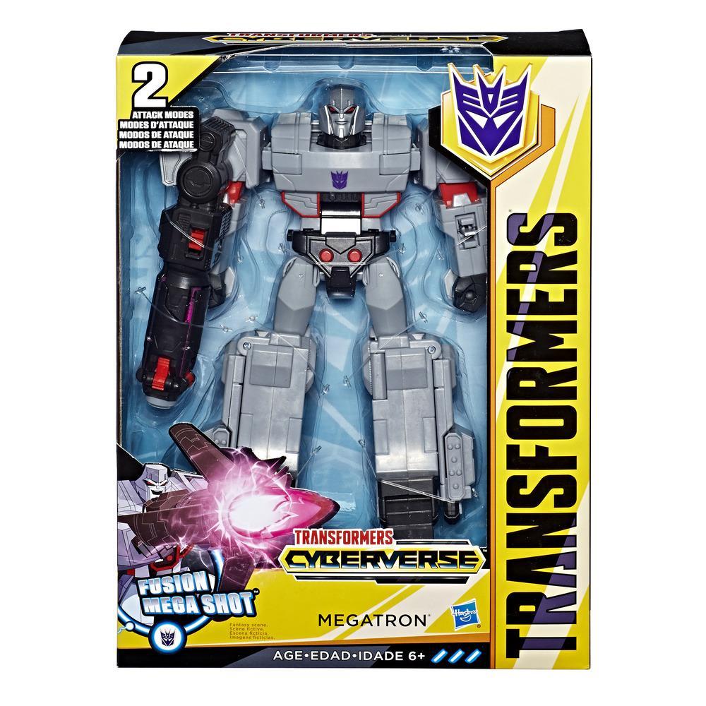 Hasbro Transformers Cyberverse Ultimate Class Megatron Action Figure ฮาสโบร ทรานสฟอเมอร์ส ไซเบอร์เวิร์ส อัลติเมต คลาส หุ่นยนต์เมกะทรอน ขนาด 11.5 นิ้ว ลิขสิทธิ์แท้