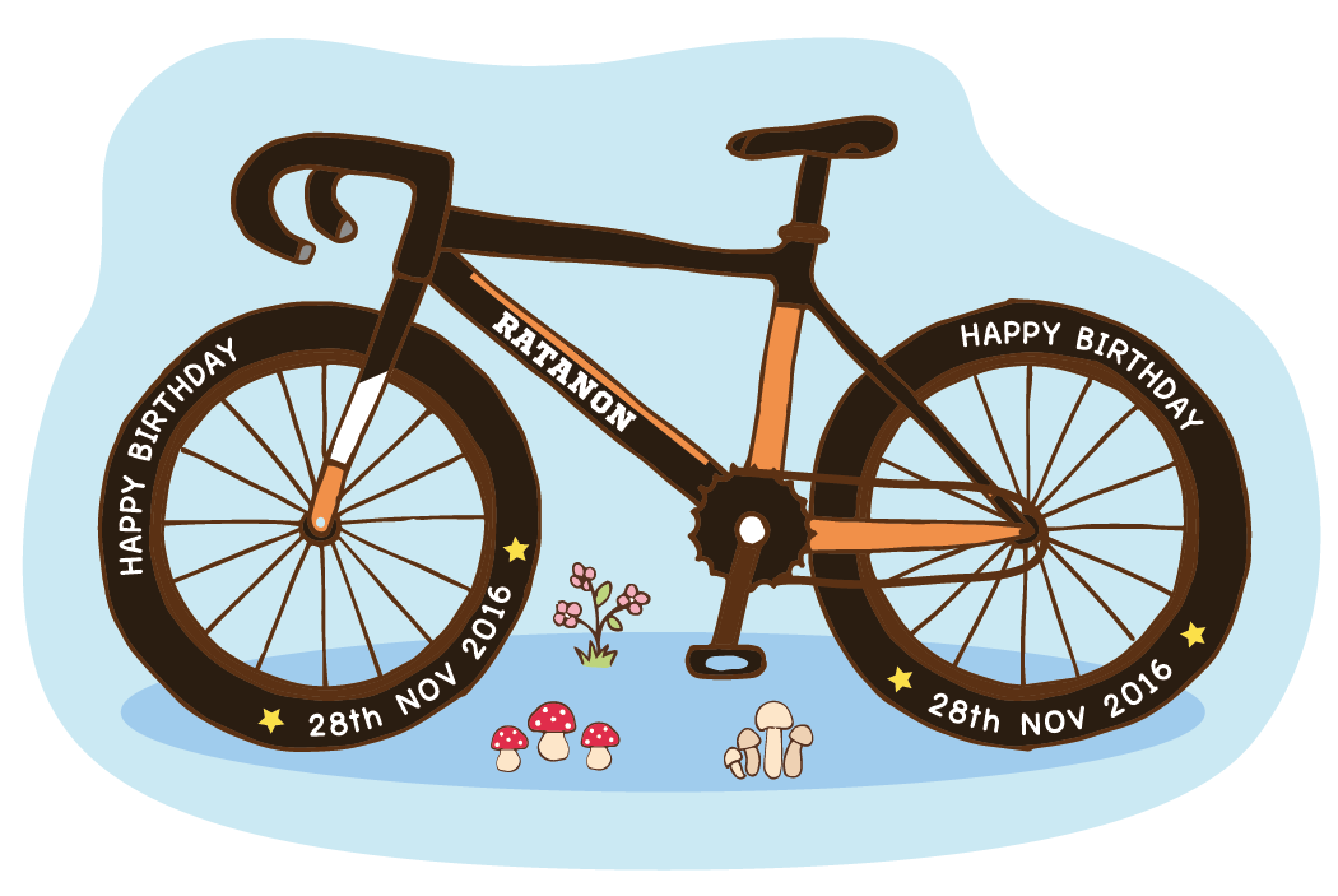 หมอนรถจักรยาน