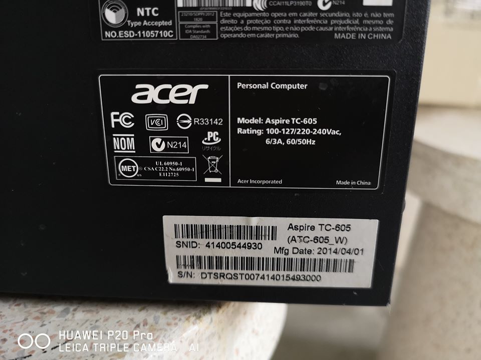 ACER Aspire TC-605