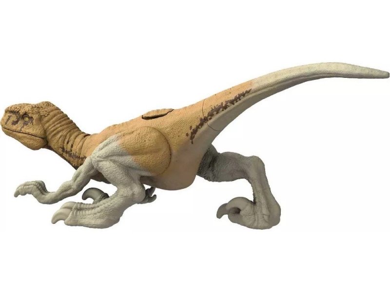 Mattel Jurassic World Ferocious Pack Atrociraptor (HDX30) แมทเทล จูราสสิค เวิลด์ ของเล่นแอ็กชั่นฟิกเกอร์ไดโนเสาร์ อโทรซิแรปเตอร์ สีน้ำตาล