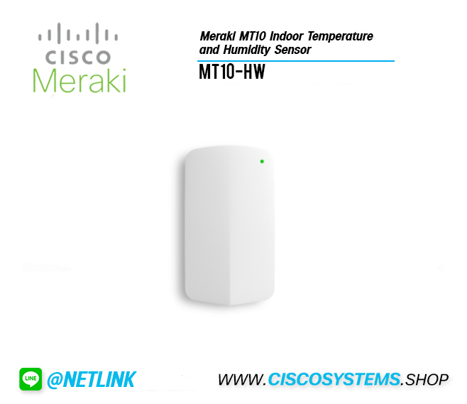 MT10-HW (Meraki MT10 Indoor Temperature and Humidity Sensor)