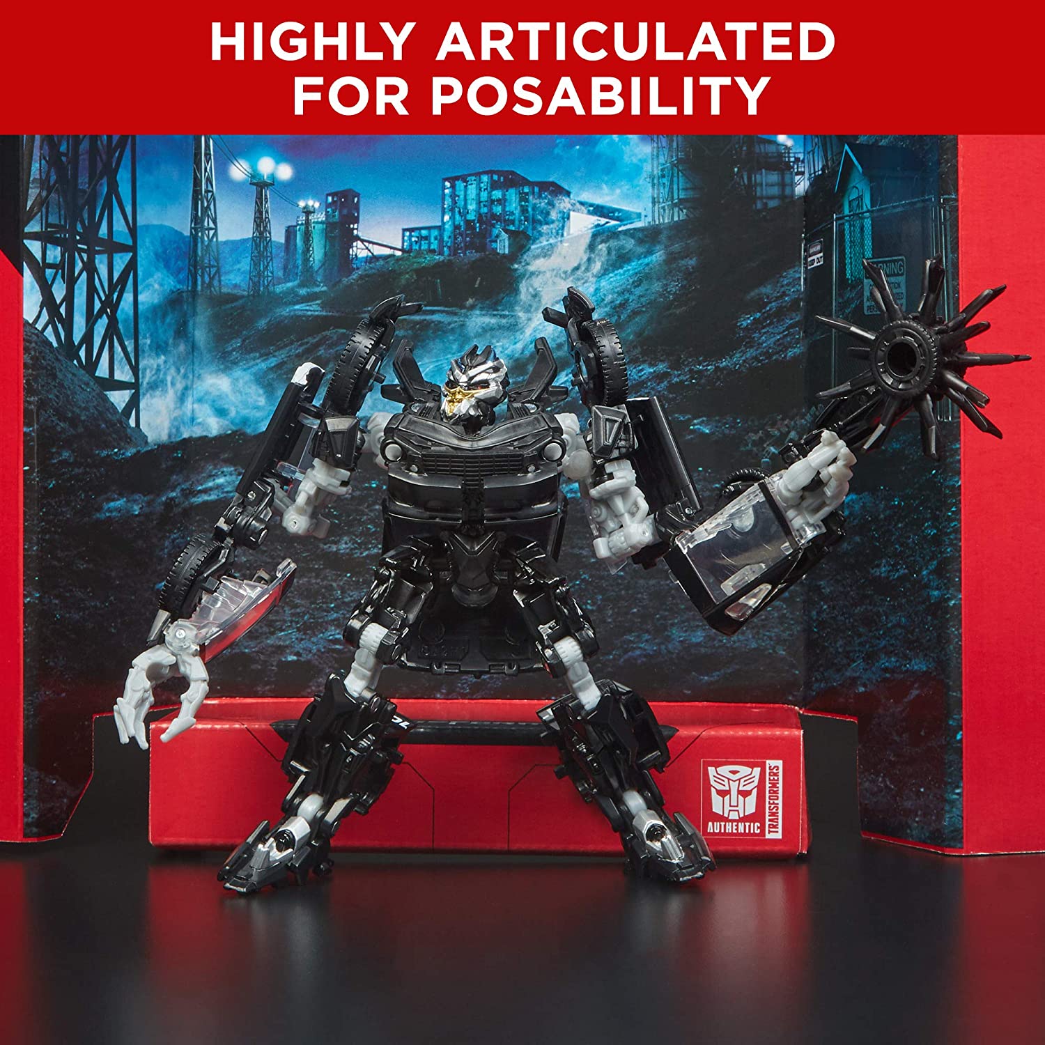 Hasbro Transformers Studio Series 28 Deluxe Class Barricade 4.5 Inch Action Figure ฮาสโบร ทรานสฟอเมอร์ส สตูดิโอ ซีรีย์ส 28 ดีลักซ์ คลาส หุ่นยนต์บาร์ริเคท 4.5 นิ้ว ลิขสิทธิ์แท้