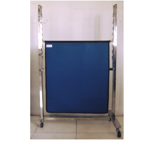 ฉากกันรังสีแบบปรับระดับได้ (ELEVATED RADIATION PROTECTIVE PANEL)