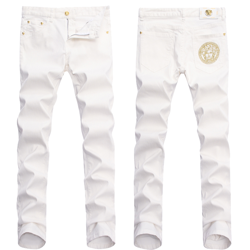 001018 ยีนส์ Ajaz James Style Versace Italy New Summer 2019 Jeans Denim Slim feet Size 28-38