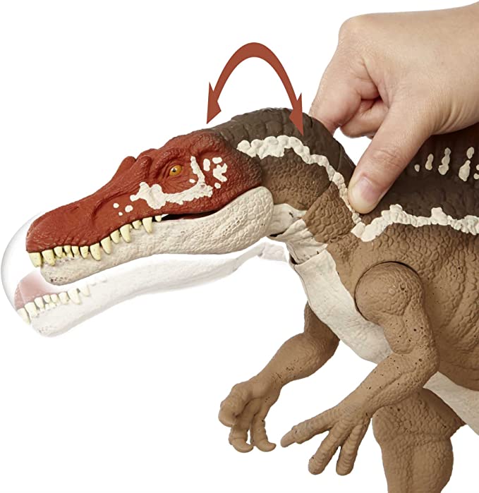 Mattel Jurassic World Extreme Chompin' Spinosaurus (HCG54) แมทเทล จูราสสิค เวิลด์ ของเล่นแอ็กชั่นฟิกเกอร์ไดโนเสาร์ สไปโนซอรัส